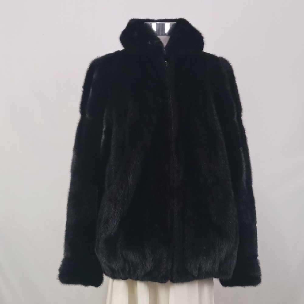 Mink Short Zip Jacket.